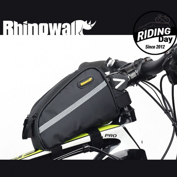 라이딩데이,라이노워크 이어폰 탑튜브가방- 자전거가방 레디얼디자인 방수기능 국토종주 T31